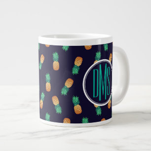 Ananas på flottan Monogram Jumbo Mugg