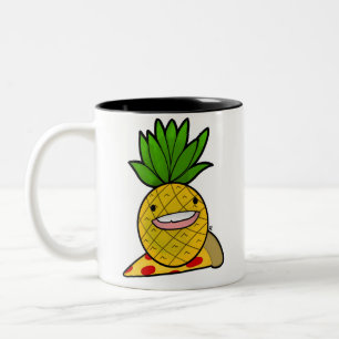 Ananas på Pizza Mugg