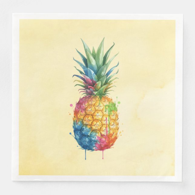 Ananas Pappersservett (Framsida)