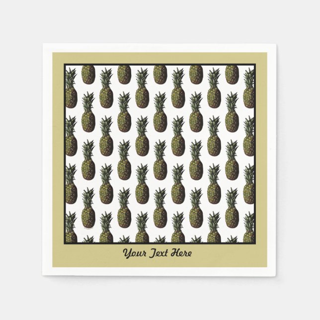 Ananas Pappra blöjor Pappersservett (Framsidan)