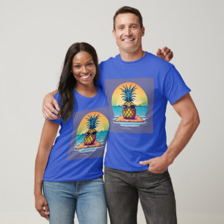 "Ananas Paradise: Ha Roligt Tropical Design" T Shirt