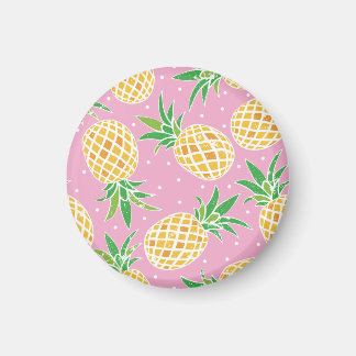 Ananas Paradise: Tropical Mönster Magnet