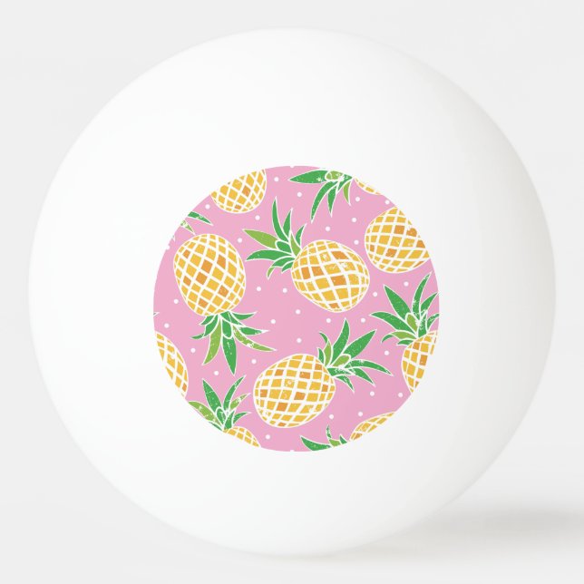 Ananas Paradise: Tropical Mönster Pingisboll (Framsidan)