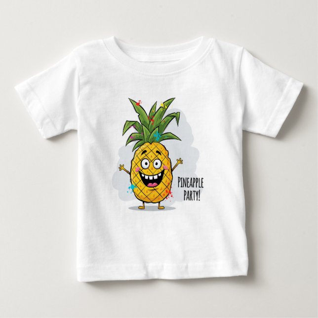 Ananas Party av Natasha Us T Shirt (Framsida)