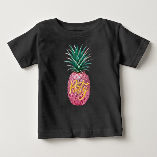 Ananas Party T Shirt (Framsida)