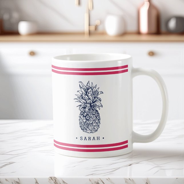 Ananas | PERSONLIG Kaffemugg (Skapare uppladdad)