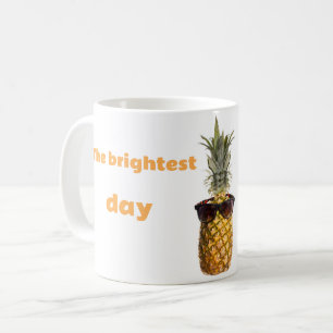 Ananas Personlig Namn Kaffemugg