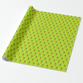 Ananas Personlig Tropical Luau Gift Wrap Presentpapper