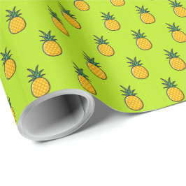 Ananas Personlig Tropisk Luau Presentförpackning Presentpapper