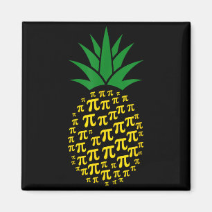 Ananas Pi-dagen Matematiklärare Pi-symbol nörd äls Magnet