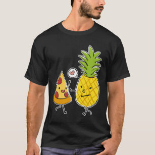 Ananas Pizza Hawaiian Pizza Pineapple på Pizza T Shirt
