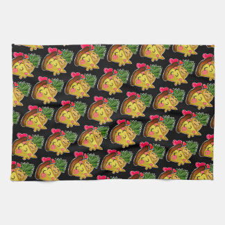 Ananas Pizza Kärlek Kökshandduk