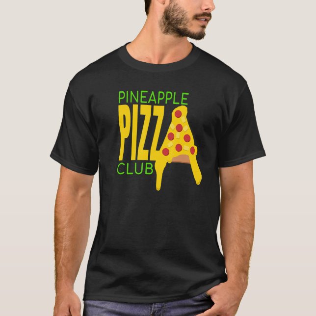 Ananas pizza klubb t shirt (Framsida)