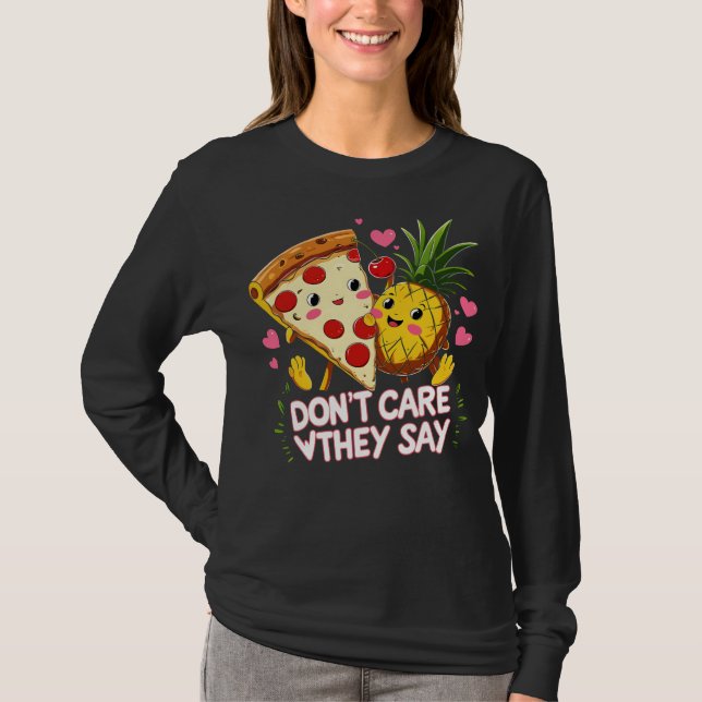 Ananas Pizza T Shirt (Framsida)