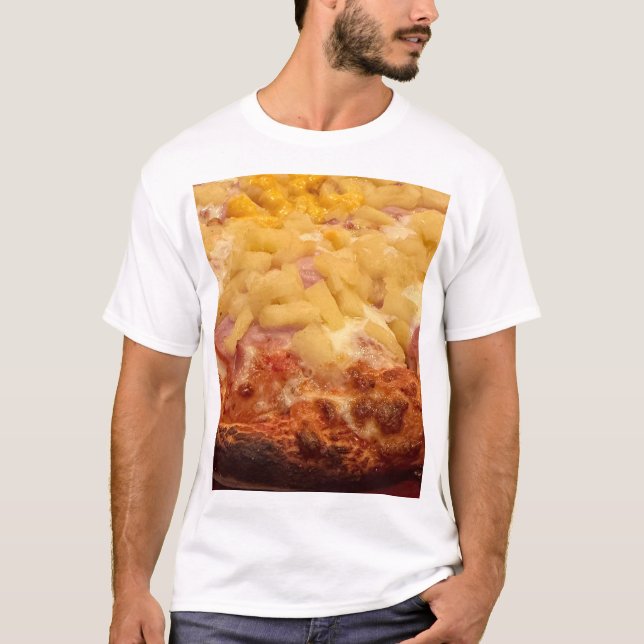 Ananas Pizza T Shirt (Framsida)