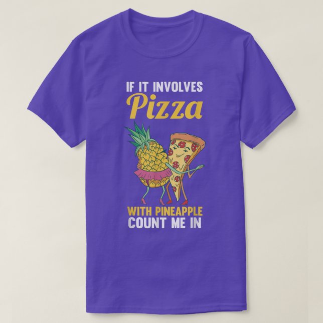 Ananas Pizza T-Shirt (Design framsida)