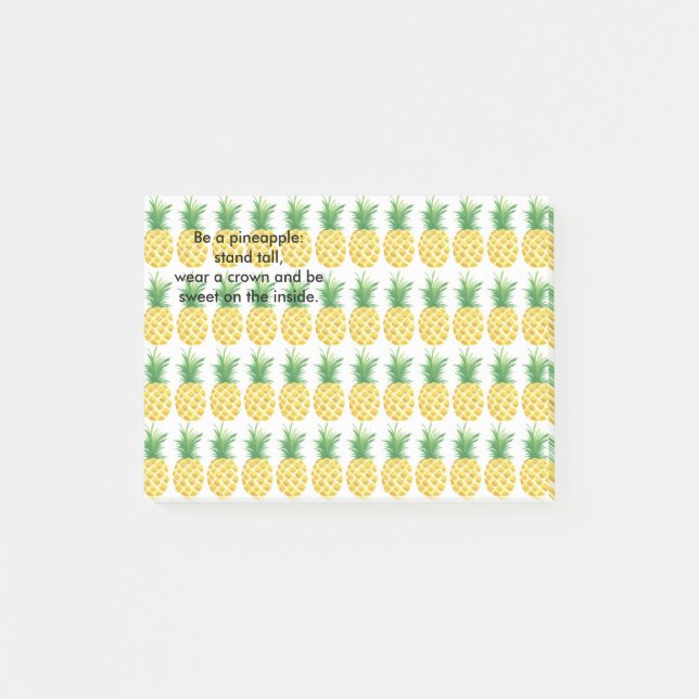 Ananas Post-it Block (Framsida)