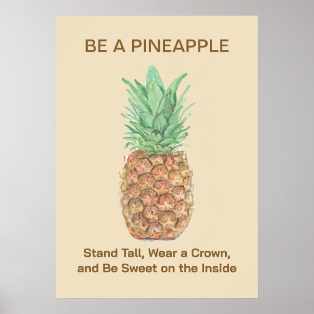 Ananas Poster (Framsidan)