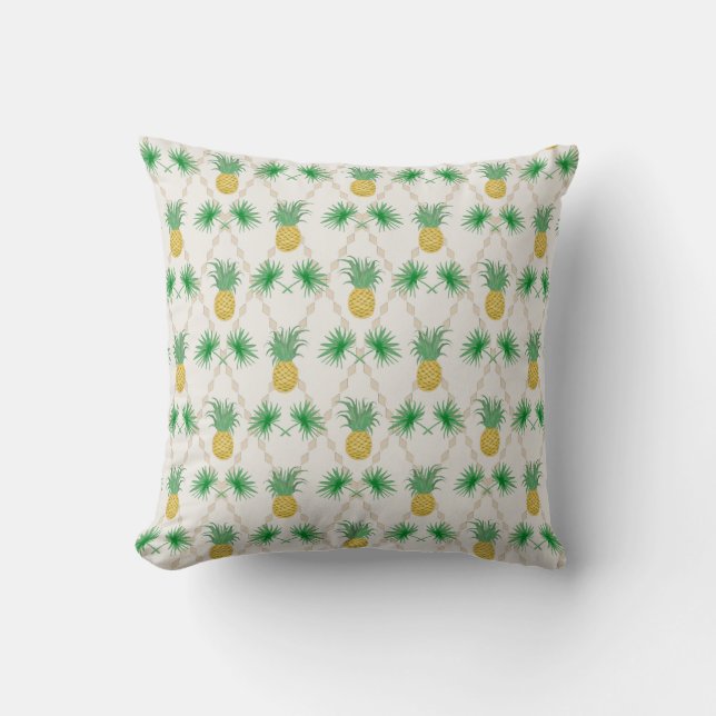 Ananas, retro kudde (Framsida)