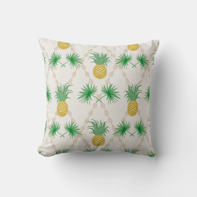 Ananas, retro kudde (Framsida)