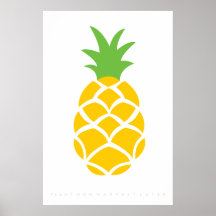 Ananas Retro Poster 60:s 70:e citat