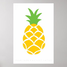 Ananas Retro Poster 60:s 70:e citat