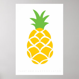 Ananas Retro Poster 60:s 70:e citat