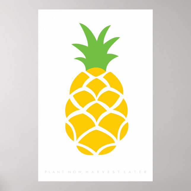 Ananas Retro Poster 60:s 70:e citat (Framsidan)