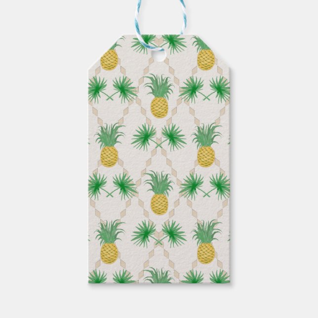 Ananas, retro presentetikett (Framsidan)