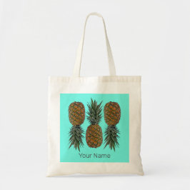 Ananas Retro Vegan och frukt av vegetabilisk Vinta Tygkasse