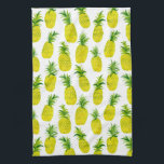 Ananas, roligt, vattenfärgad kökshandduk<br><div class="desc">Dekorera köket med den här roligten vattenfärgsskålen ananas handduk. Gör en underbar husuppvärmning eller en bröllop-gåva! Du kan anpassa den och även lägga till text. Kolla min butik för mycket mer färg och mönster!</div>