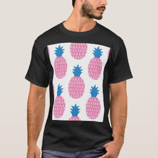 Ananas Roligt, Vintage Sömlös design. T Shirt