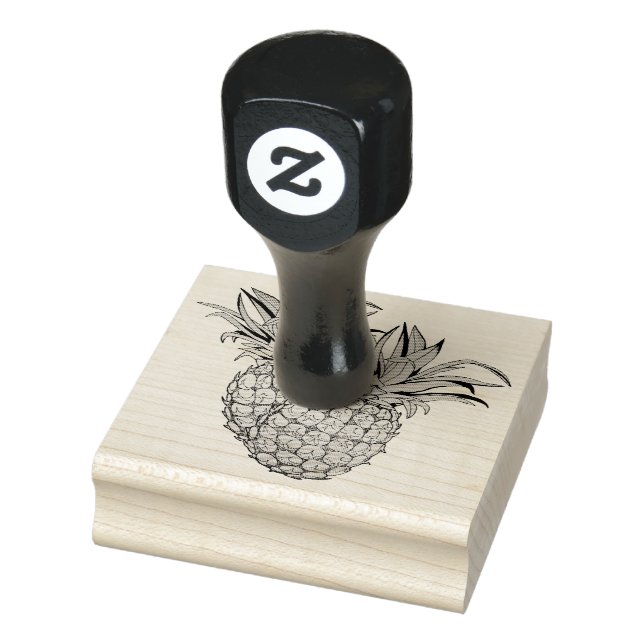 Ananas Rubber Frimärke Stämpel (Stämpel)