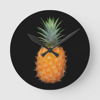 Ananas Rund Klocka