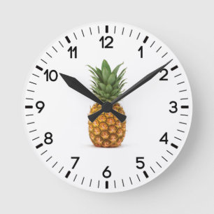 Ananas Rund Klocka
