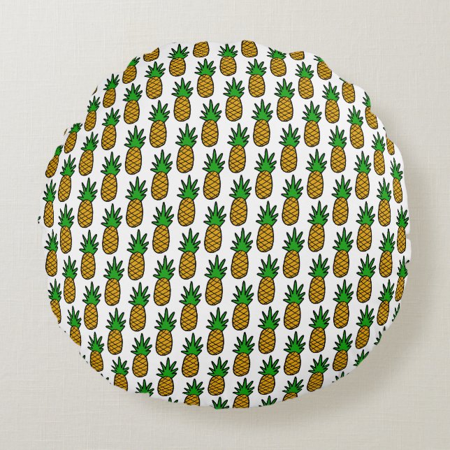 Ananas Rund Kudde (Framsidan)