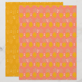 Ananas Scrapbookpapper