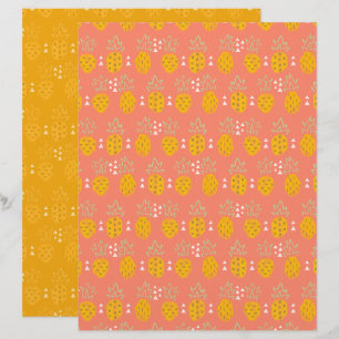 Ananas Scrapbookpapper