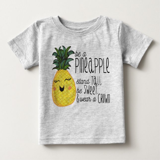 Ananas Shirt T Shirt (Framsida)