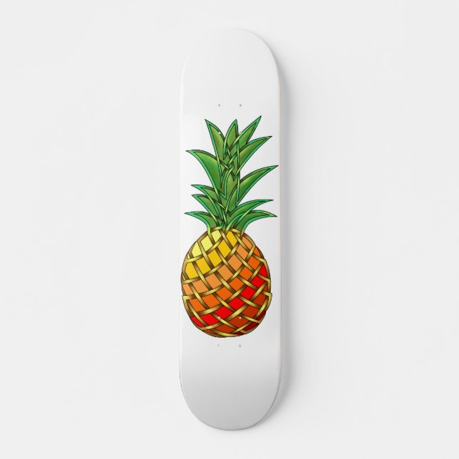 Ananas Skateboard Bräda 20 Cm (Framsida)