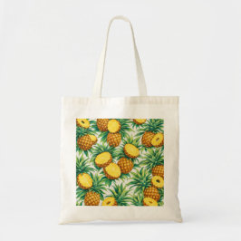 Ananas Skördemönster Tygkasse