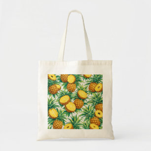 Ananas Skördemönster Tygkasse