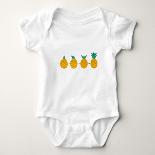 Ananas som är i ett stycke t shirt (Framsida)