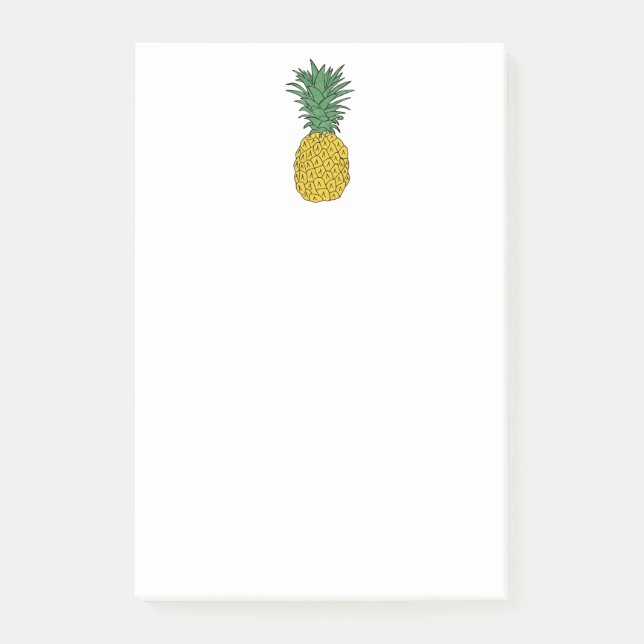 Ananas som Posta-Det noterar Post-it Block (Framsida)
