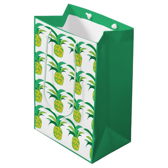 Ananas Sommar Tropisk Ananas (Framsidan Vinklad)