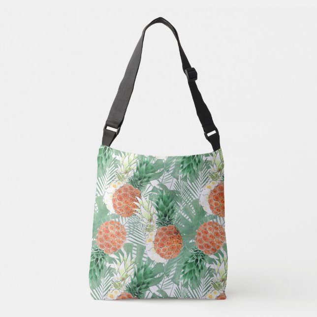 Ananas, sött par. axelväska (Framsida)