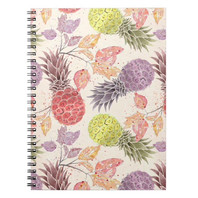 Ananas, sött par, frukt anteckningsbok (Framsidan)