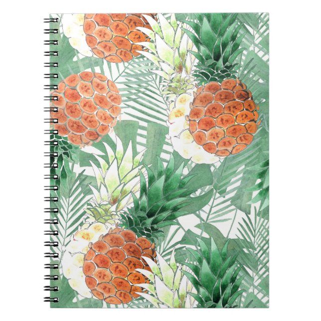 Ananas, sött par, frukt anteckningsbok (Framsidan)