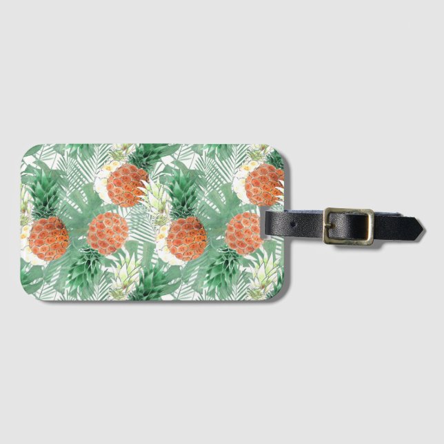 Ananas, sött par, frukt bagagebricka (Framsida horisontal)