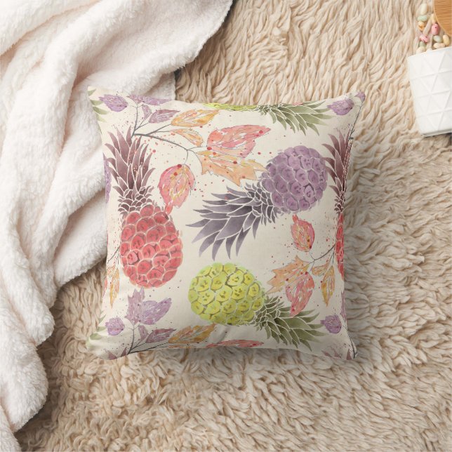 Ananas, sött par, frukt kudde (Filt)